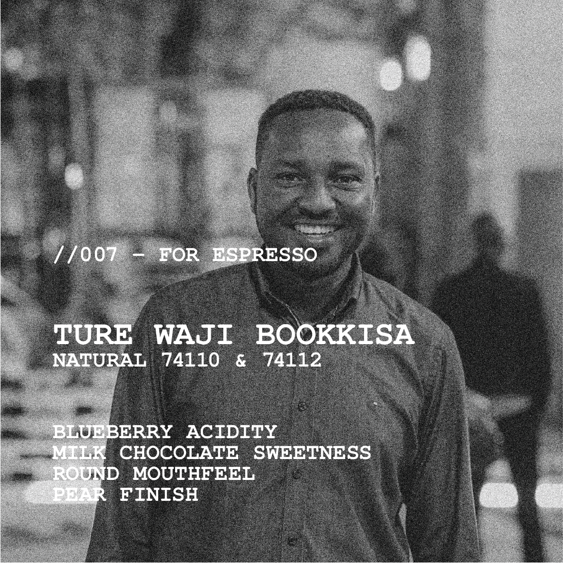 [ESPRESSO] ETHIOPIA BOOKKISA - NATURAL 74110 & 74112