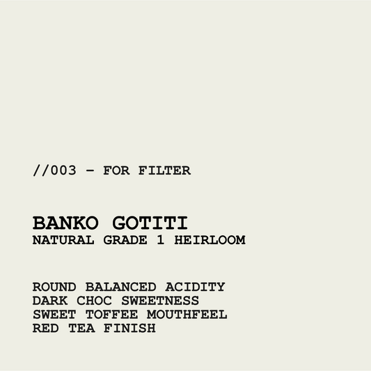 [FILTER] ETHIOPIA BANKO GOTITI G1 NATURAL HEIRLOOM