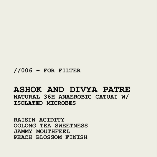 [FILTER] INDIA ASHOK AND DIVYA PATRE - NATURAL 36H ANAEROBIC CATUAI W/ ISOLATED MICROBES