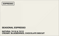 SEASONAL ESPRESSO
